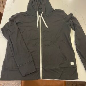 Vuori Black Zip-Up Hoodie